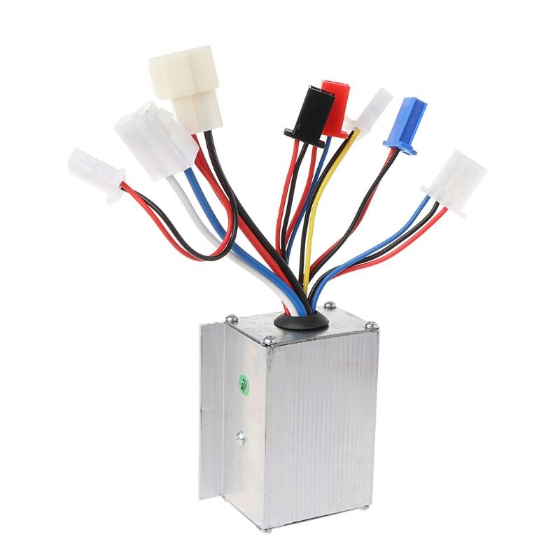 24V 250W Electric Bike Motor Brushed Controller Box for Electric Bicycle Electric Bike Scooter E-bike Motor Accessory