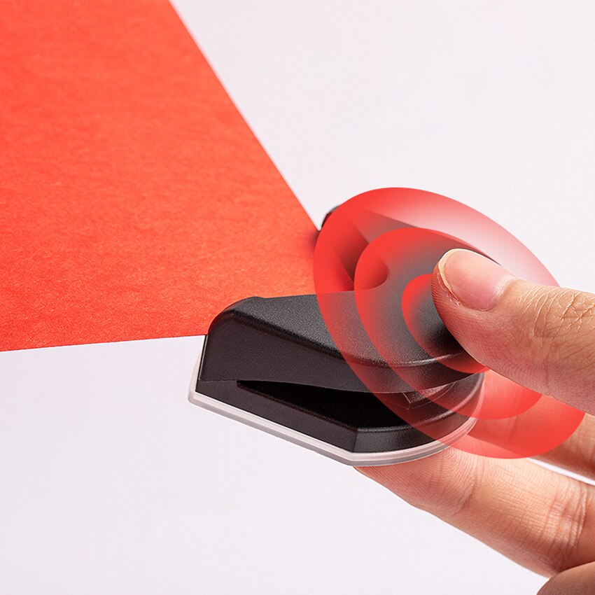 Corner Rounder Punch, 4mm Corner Cutter Tool, for Paper Craft, Laminate, DIY Projects, Photo Cutter, Card Making, Black