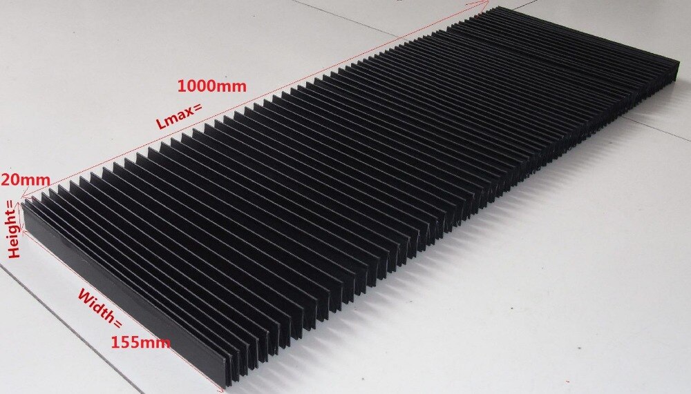 T7 couverture plate en nylon pvc L1000MM X W155MM X H20 MM