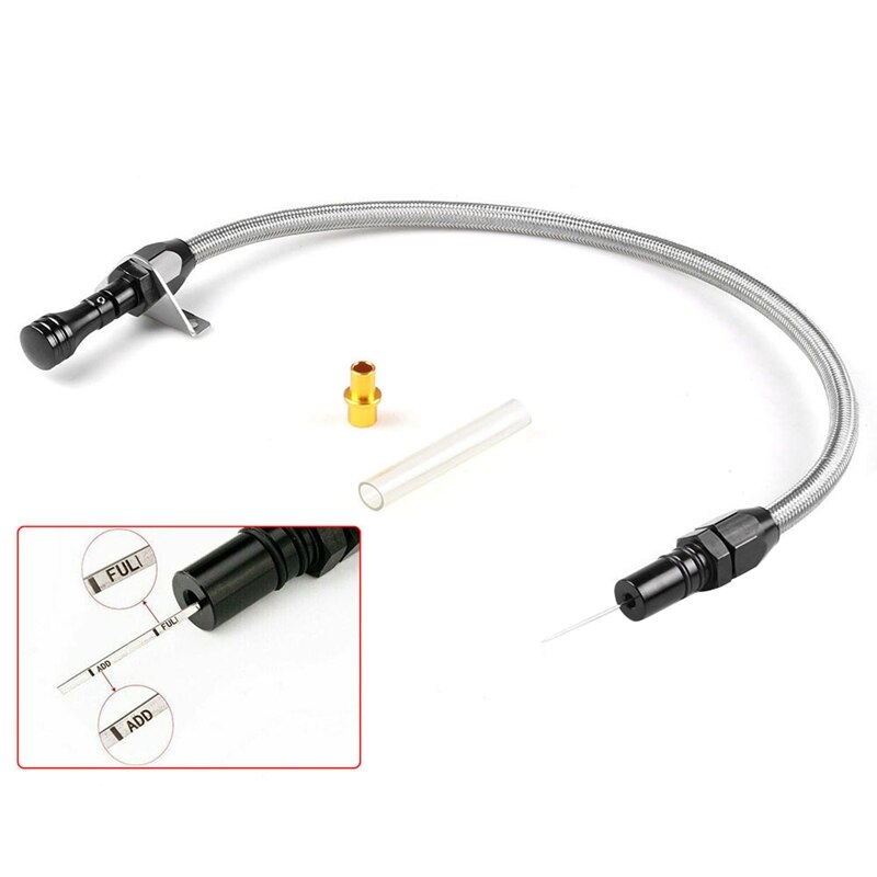 Flexible Stainless Dipstick TH350 Stainless 350 Transmission Tranny SBC BBC Transmission for Chevy GM