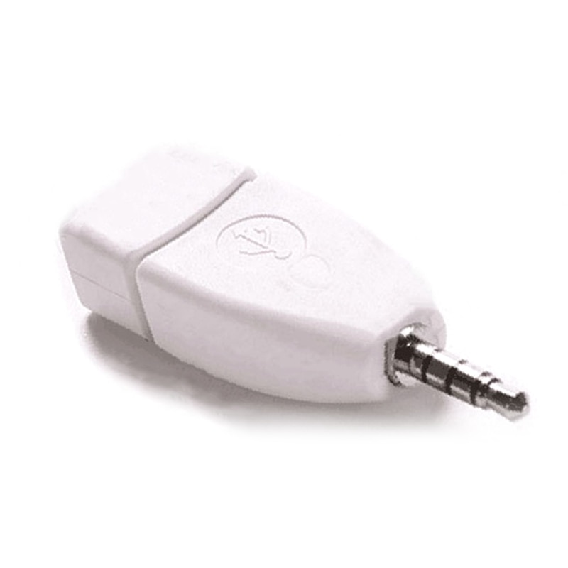 Auto Usb Audio Converter Adapter Usb 2.0 Female Naar 3.5Mm Male Aux Audio Auto Usb Converter Plug Adapter auto Accessoires