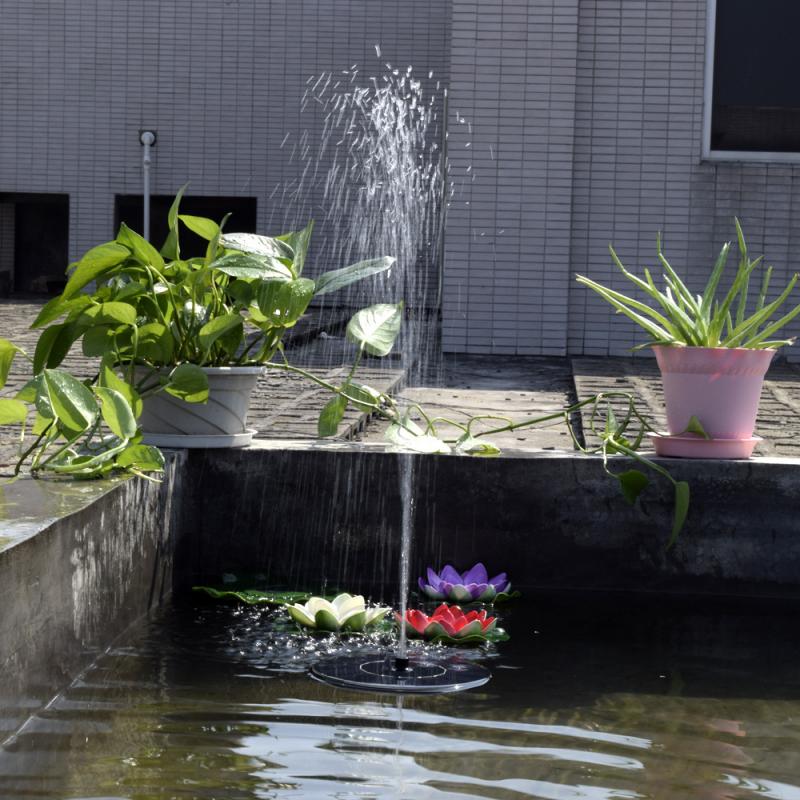Mini Solar angetrieben Brunnen Garten Schwimmbad Grandado