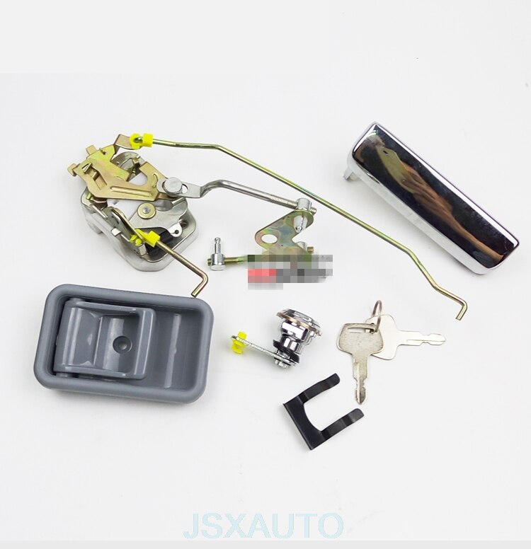 Excavator Cab door lock Lock cylinder outer handle inner grip Excavator Accessories For Kobelco SK350 250 210 130 140 200-8-6e