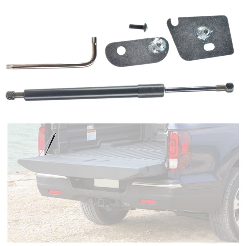 for 2005+ ford F-150 Truck Tailgate Auxiliary Lift Supports Shock Absorber Buffer Slow Down Speed Telescopic Rod