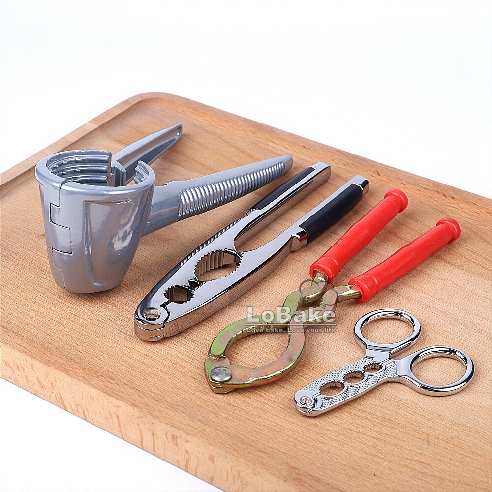 4 designs metal alloy walnut opener melon seeds nutcracker walnuts fruits pecans pine nut cracker for kitchen tools