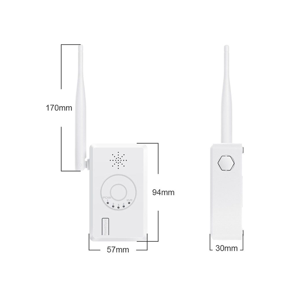 Wifi Range Extender Verbeterde Wifi Booster Ipc Router Signaal Repeater Voor Draadloze Camera Systeem 2.4G Wifi Versterker Ip Camera