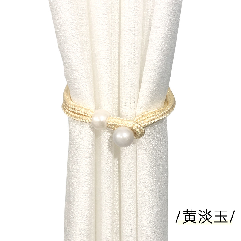 2/1 Uds. Clip de cortina de perlas pequeñas, soportes de cortina, Clips de hebilla para atar, hebilla de bola colgante, accesorios decorativos para cortina