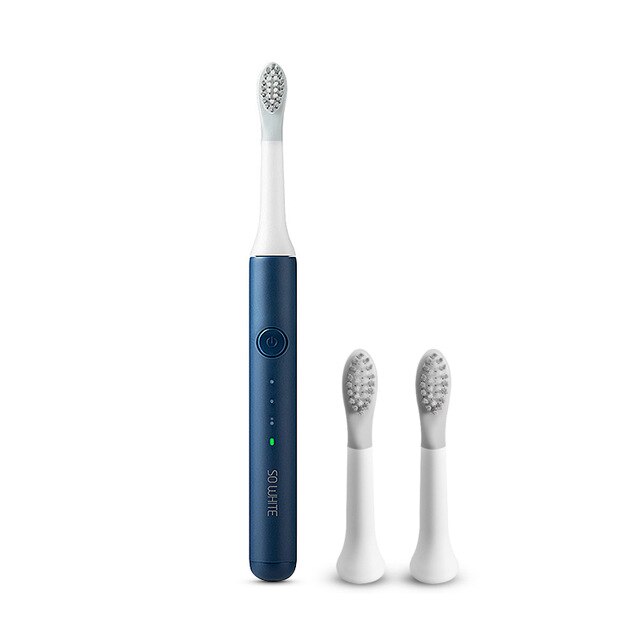 XIAOMI Electric Toothbrush X3 Sonic Toothbrush Couples Enhanced Adult Toothbrush Whitening Teeth Waterproof EX3 Wireless 25days: Blue2Head