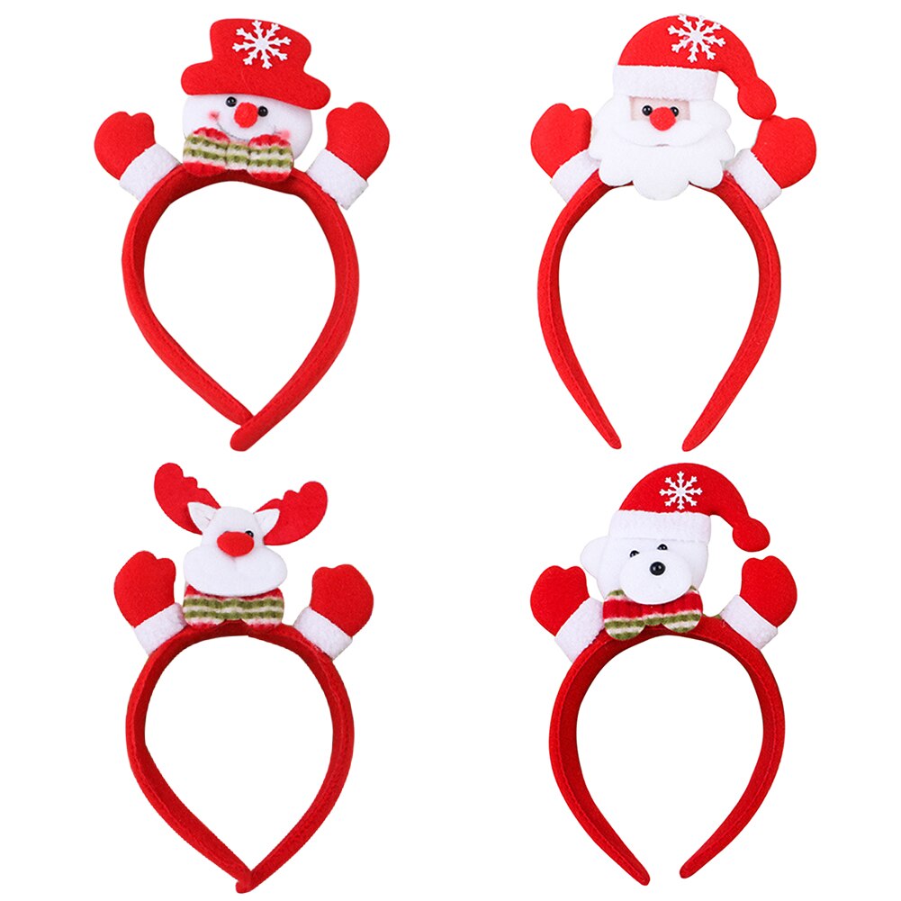 Christmas Hair Band Headband Glowing Xmas Hair Band Headwear Head Buckle