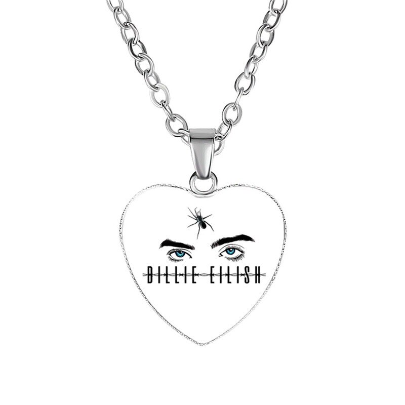 12 Style Billy Irish Love Pendant Necklace for Girl Student Friends Clavicle Chain Women's Jewelry: 4