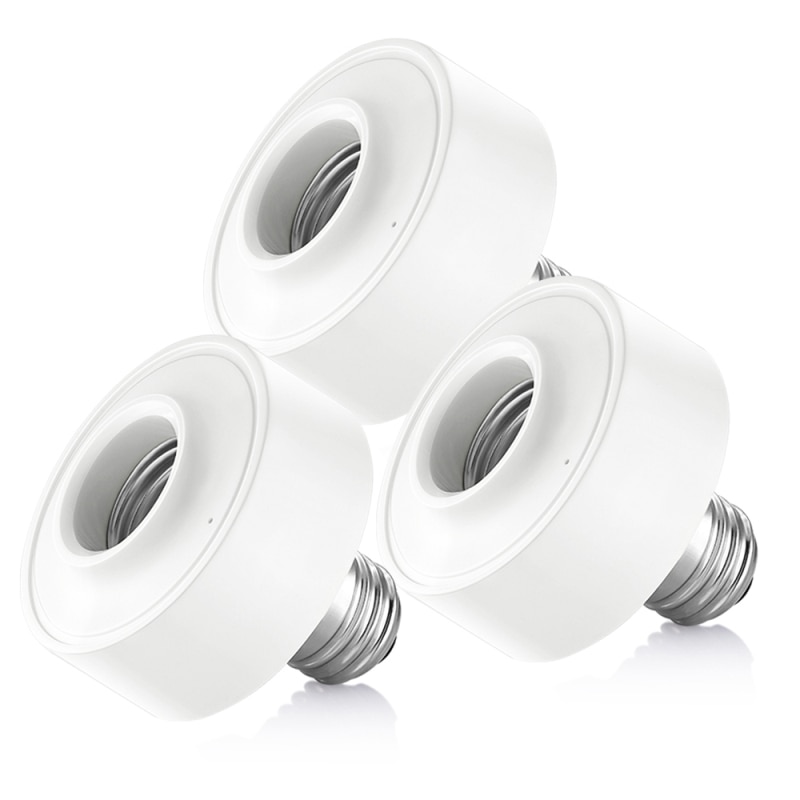Portalampada accorto WiFi portalampada E26 E27 portato base lampadina interruttore remoto controllo vocale compatibile con Alexa Google casa