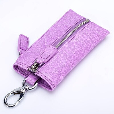 GUMST Multifunction Key Wallet Organizer Split Leather Coin Purse Men Car Key Wallets Women Cards Key Holder Housekeeper Case: 7