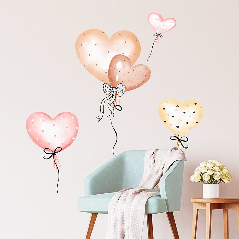 [shijuekongjian] Cartoon Balloons Wall Stickers DI... – Vicedeal