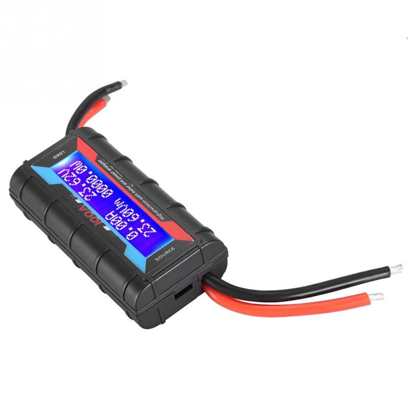 60v/100a digital wattmätare digital högnoggrannhet wattmätare effektanalysator rc volt amp meter lcd effektanalysator