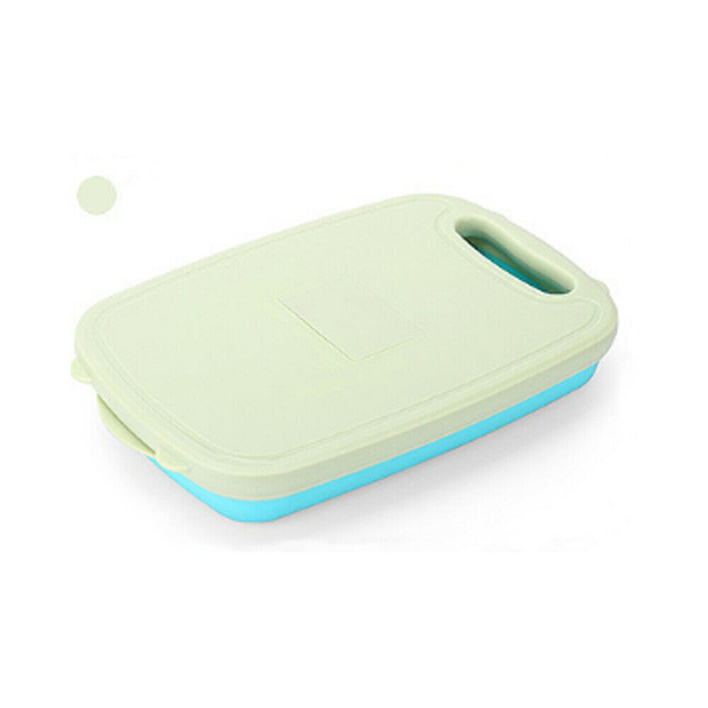 9 In 1 Kitchen Chopping Board Folding Drain Basket Multi-Function Sink Cutting Board Security: Green