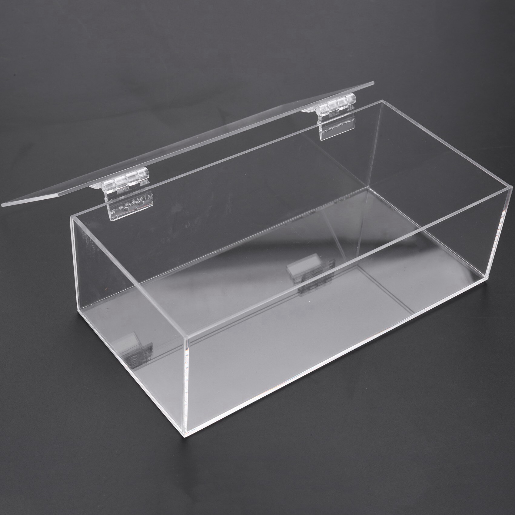 Nonporous Acrylic Clear Tissue Box Disposable Mask Storage Box Gloves Dustproof Organize Box
