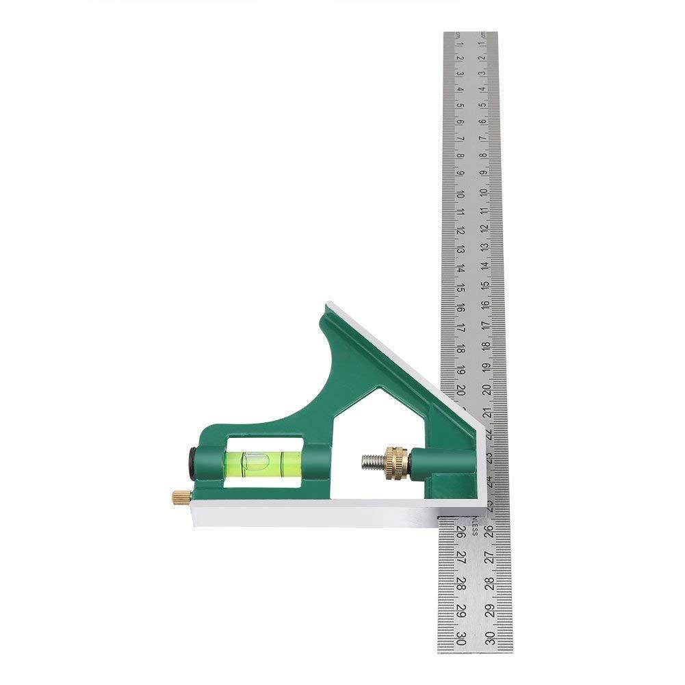 300MM Square Ruler Multi-Function Stainless Steel Combination Measuring Tool