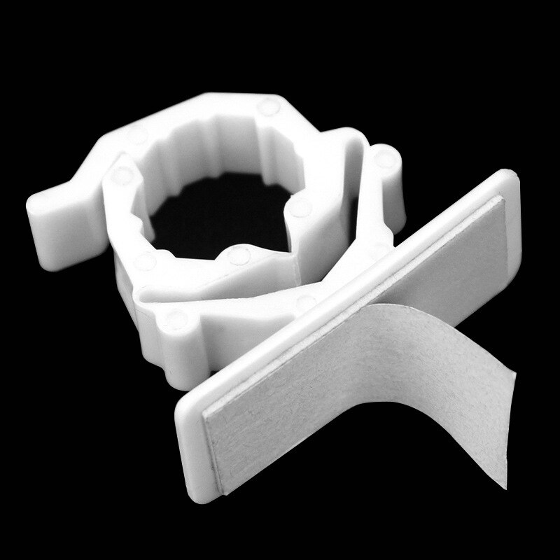 Fishing rod rack strong viscose lock fishing rod rack wall sticking buckle self-attaching fishing gear fittings