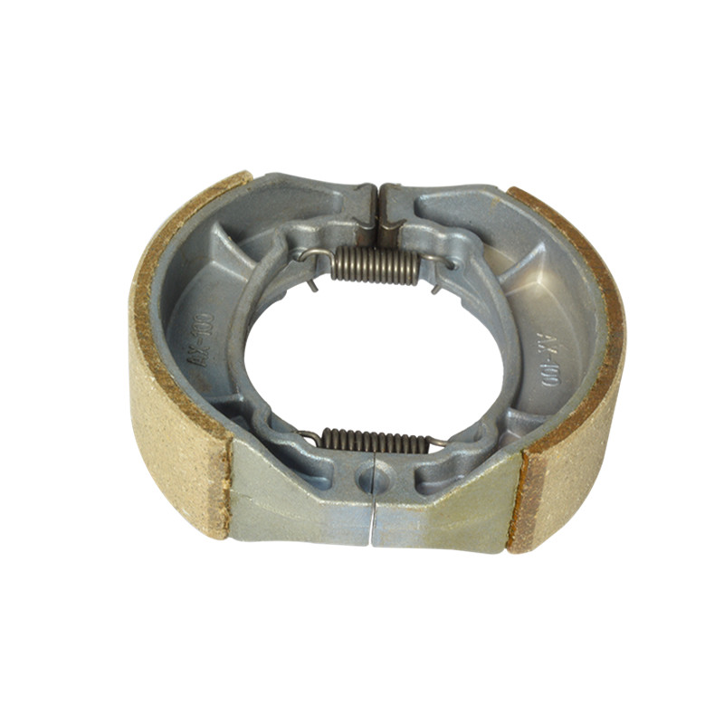 Juego de zapatas de freno de rueda trasera de motocicleta para Qingqi Suzuki QS110 AX100 QS 110 AX 100 repuesto de freno
