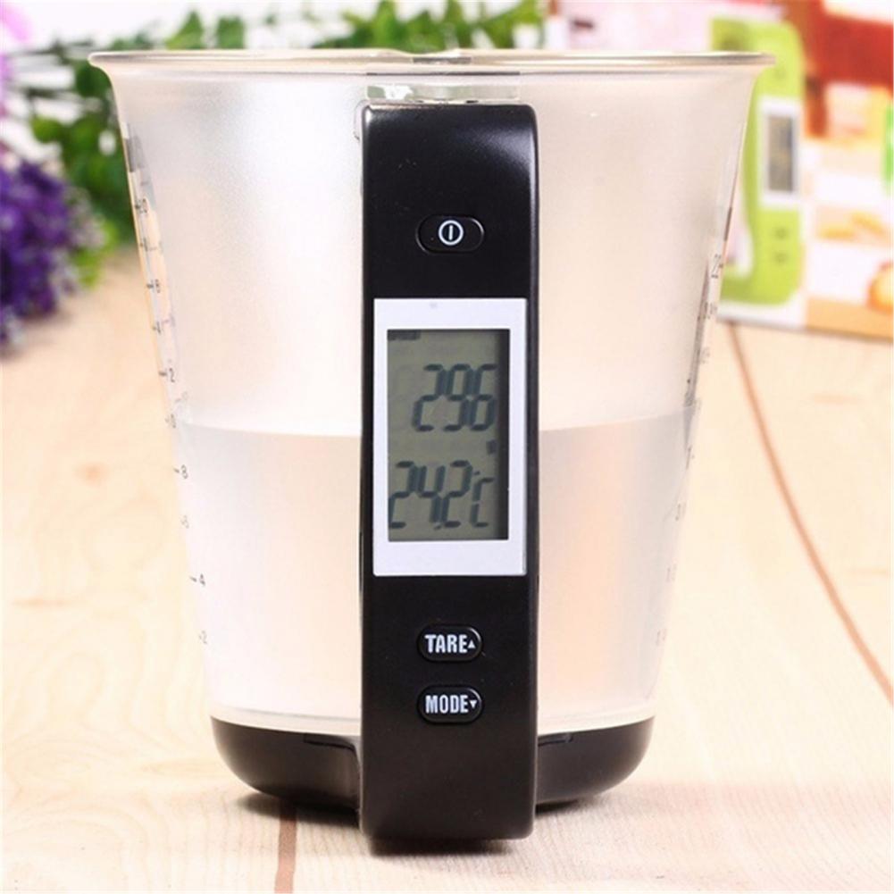 1000g Electronic Digital Kitchen Weight Scale Flour Water Measurement Cup with LCD Display Baking Supplies