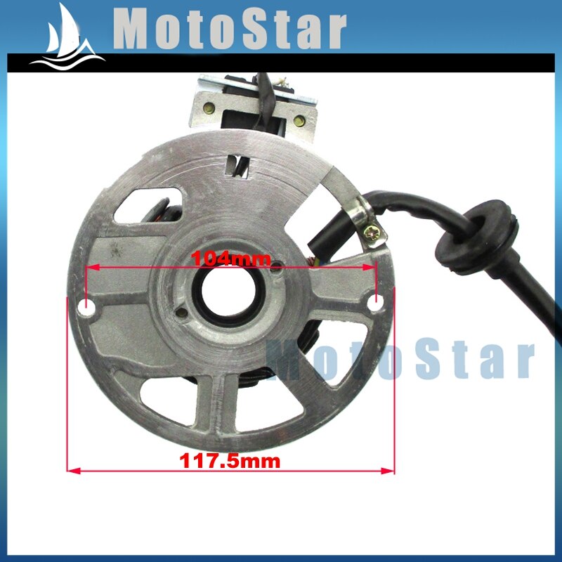 Estator Magneto de encendido de 5 cables, 7 bobinas para Scooter de 2 tiempos Yamaha JOG Minarelli 50 50cc 90 90cc