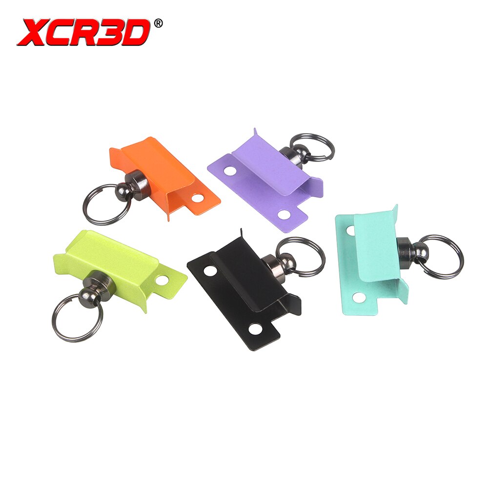 XCR3D 4 sztuk części drukarki 3D podgrzewane łóżko szklane platformy uchwyt zacisk klip płyta ze stali nierdzewnej uchwyt z kołatka Ender 3