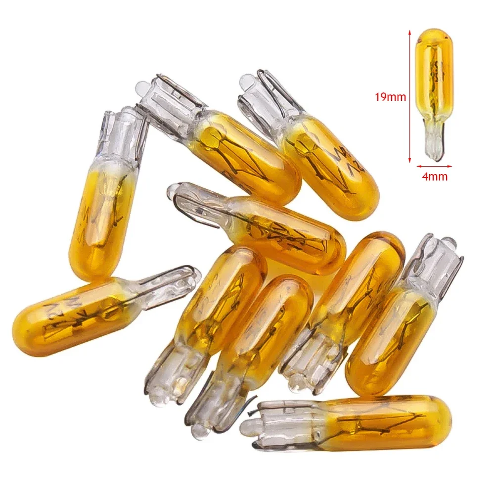 Ampoule Led W2W T5 12V 1.2W, 10 pièces, lampe d'instrument, lumière intérieure de voiture, lampe halogène, lumières d'instruments pour tableau de bord
