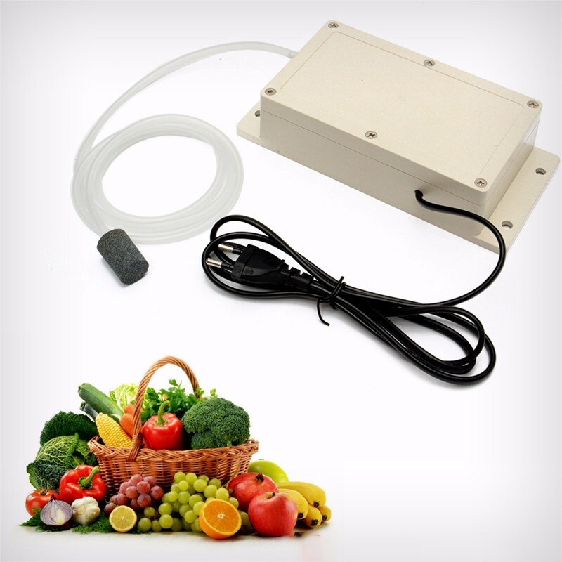 Enchufe europeo, generador de ozono Abs, 220V, 600Mg, esterilizador de aire para alimentos, purificador de aire para agua, para una amplia gama de duradera
