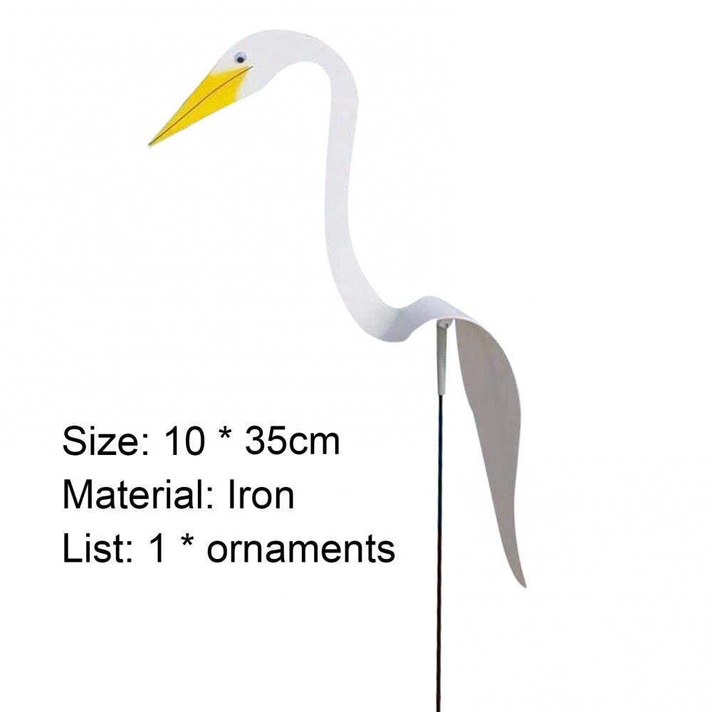 80% Swirl Vogel Flamingo Swan Grillige Dynamische Vogel Lichte Swing Wind Tuin Decor Dynamische Swing Langs Met Wind Creatieve
