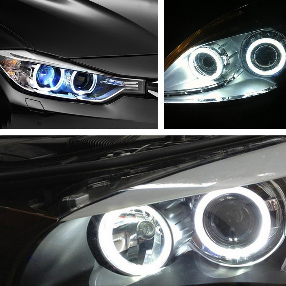 60mm-120mm Car Vehicle Universal COB LED Ring Light Headlight Lamp