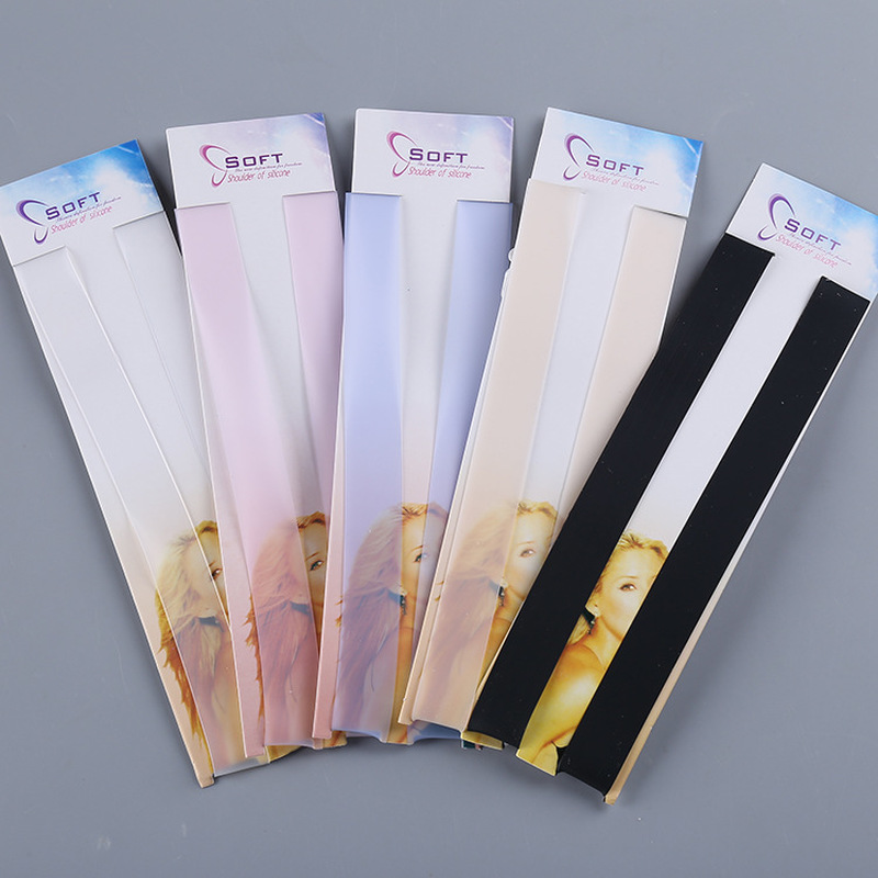 Women 1.8cm Wide Backless Clear Bra Straps Non Slip Transparent Bra Strap Adjustable Bra Extender Accessories
