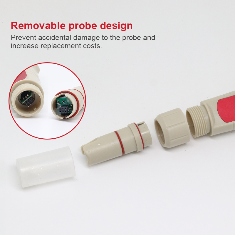 2 in 1 PH Meter Temperature Digital Tester Water Monitor LCD Purity Test Thermometer for Pool Drinking Water Aquarium