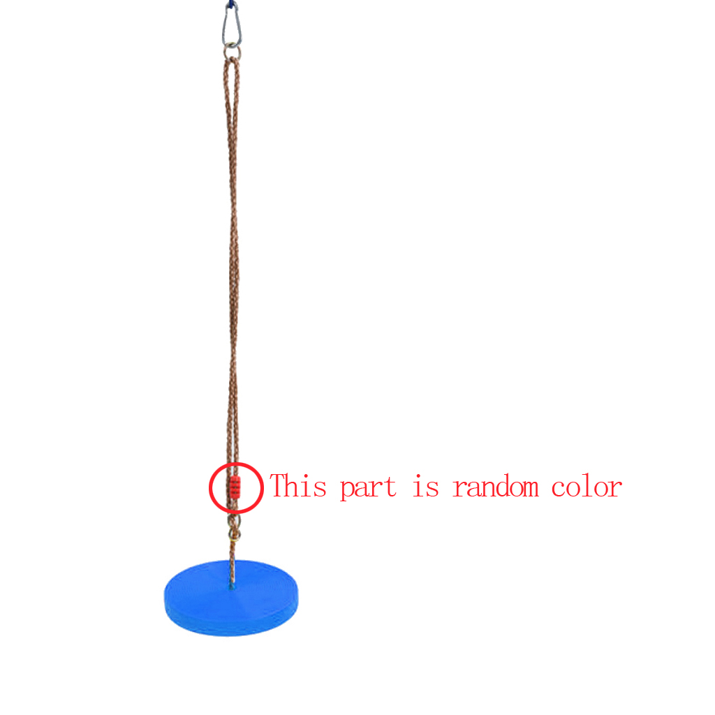 Kids Outdoor Boom Opknoping Disc Touw Swing + Klimmen Ladder Voor Tuin Park Speeltuin Spelen-Blauw