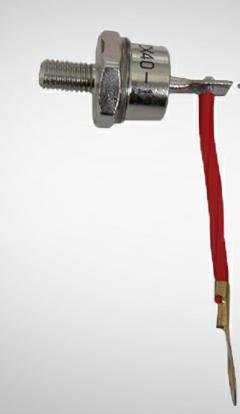 ZX40A Bridge Rectifier diode With wire Stud Version Black(Reverse polarity,Red(Normal polarity) zx40: negative pole