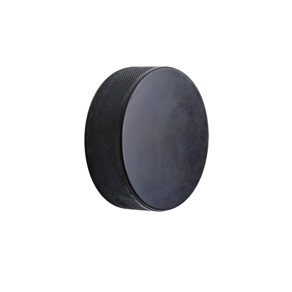 Black Hockey Puck Accessory Replacement Spare Rubber Sport Blank Official Regulation Practical