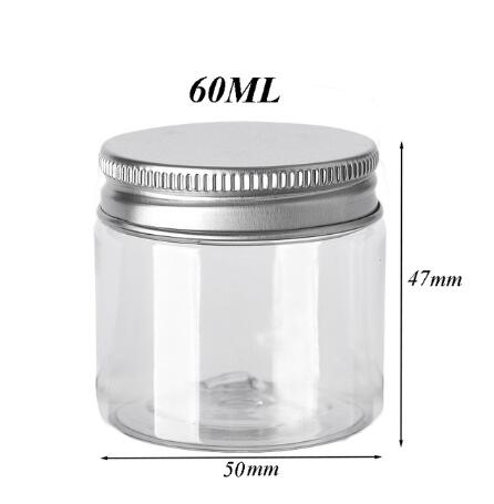 12 stuks 30/50/60/80/100/150ml lege, transparante plastic potjes voor cosmetica, crèmemonsters, make-up, voedselbewaarpotjes дорожный набор: Lichtgeel