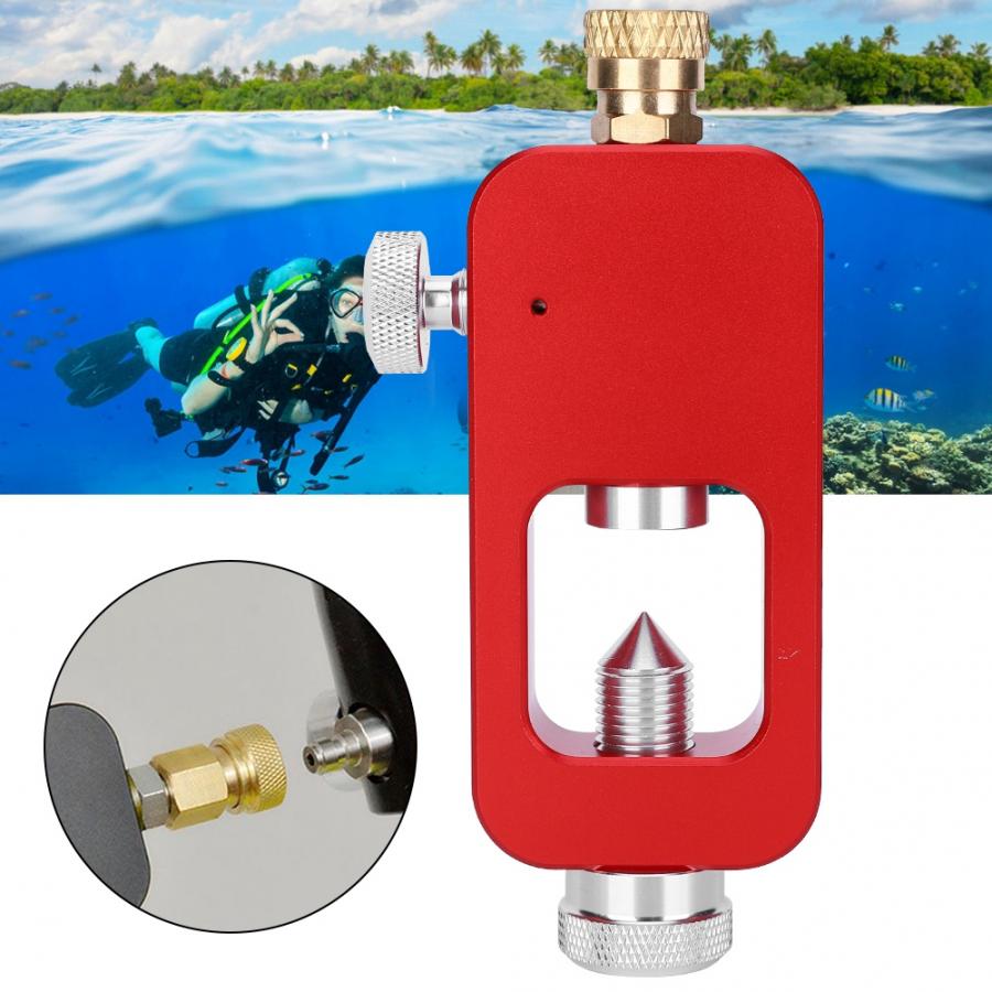 Adaptador de Snorkel para buceo, cabezas de Transverter de buceo, botella grande a botella pequeña de 8MM, accesorios de buceo