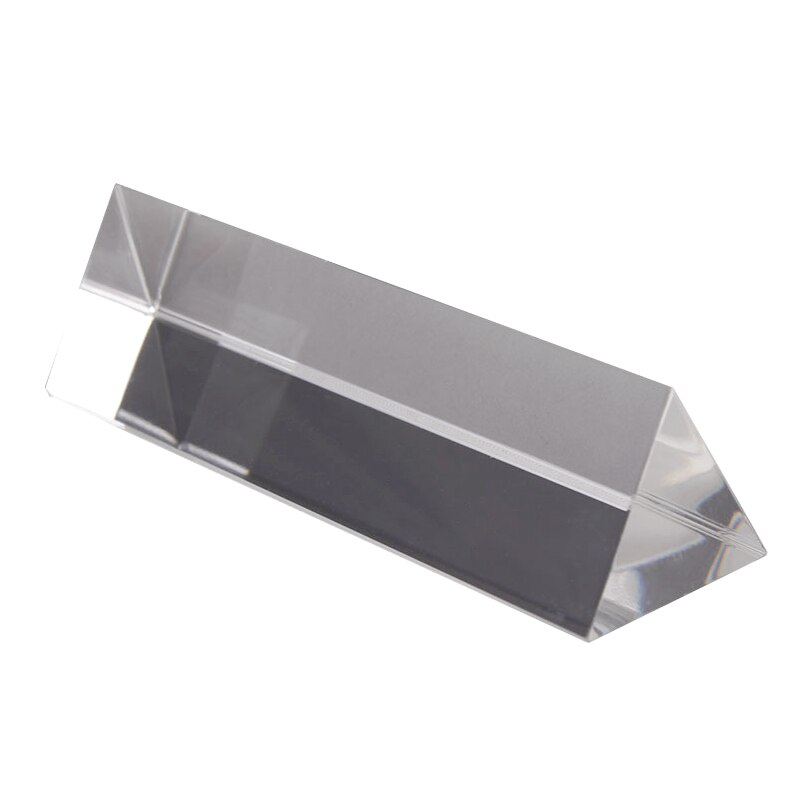30*30*150mm Triangular Prism Optical Prisms Glass Physics Teaching Refracted Light Spectrum Rainbow Children Students