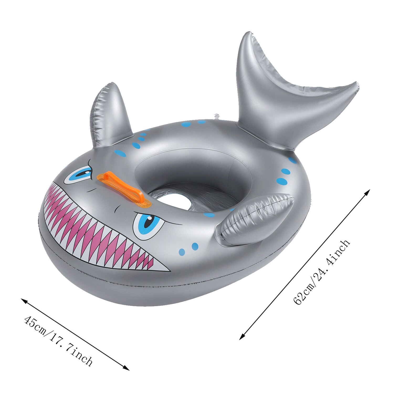 Opblaasbare Zwemmen Ring Sharks Peuter Zwembad Drijft Kids Water Float Ring Met Handvat Baby Zomer Zwemmen Speelgoed Надувной Круг