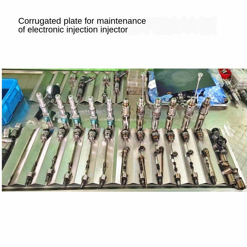 Diesel common rail injektor reparation adskille dyse fjeder dele display rustfri stålplade