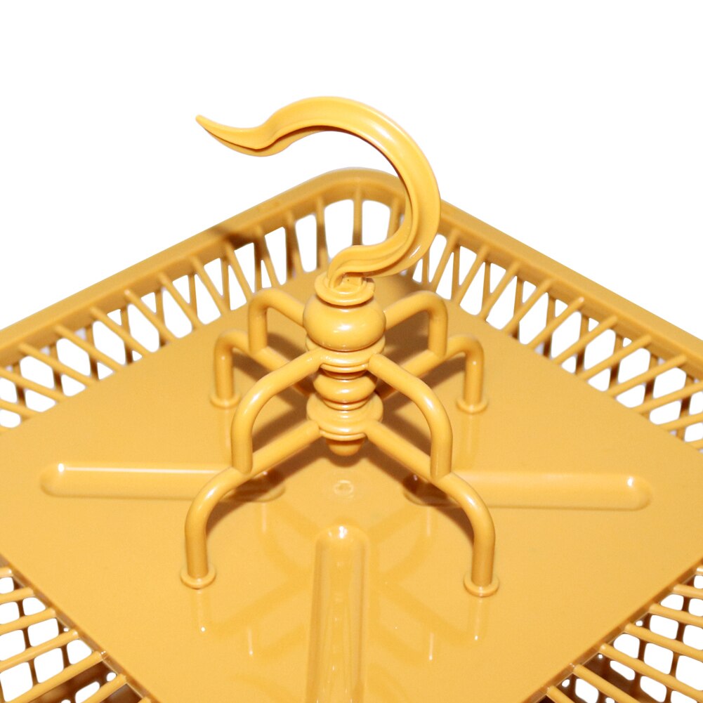 Assembly Bird Cage With Feeder And Waterer Small Pet Bird Full Set Of Plastic Bird House Thrush Parrot Cage 23x23x22cm