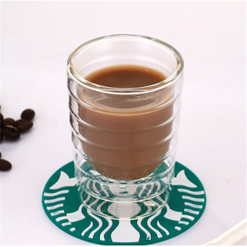 Blyfrit glas nespresso kaffekop dobbelt væg glas kaffekrus klart isolerede espressokopper 85/150ml varmebestandige tekopper