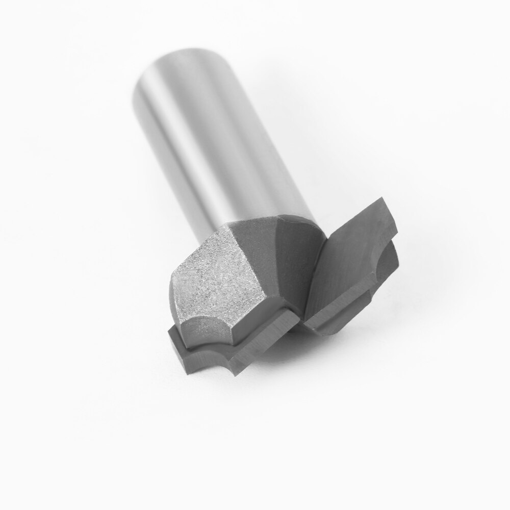 1PC 1/2&quot; 12mm Shank 1&quot; Radius Flat Bottom Bit Horizontal Crown Router Bit door knife Woodworking cutter