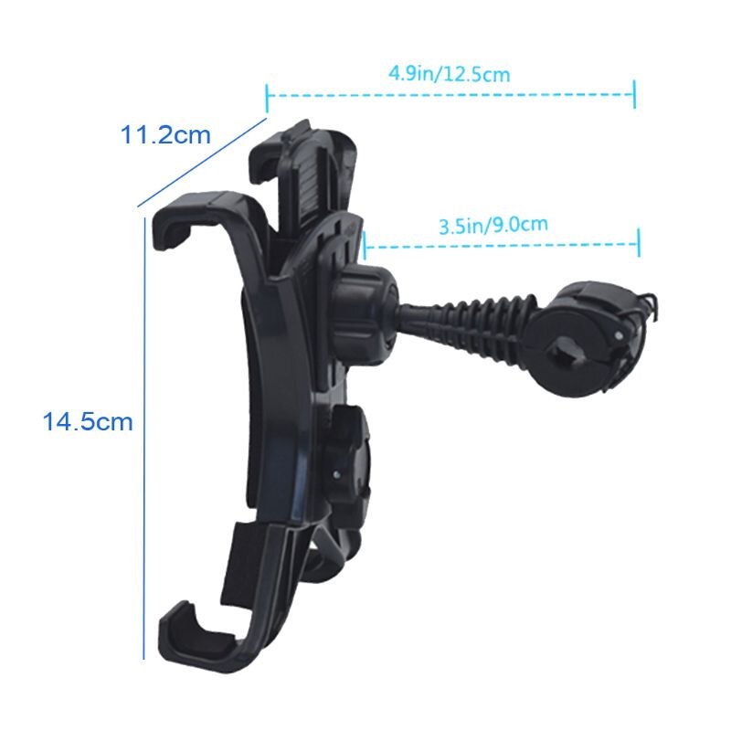 Universele 360-inch auto hoofdsteun houder achterbank montagebeugel voor 7-12 inch tablet  pc 19qa