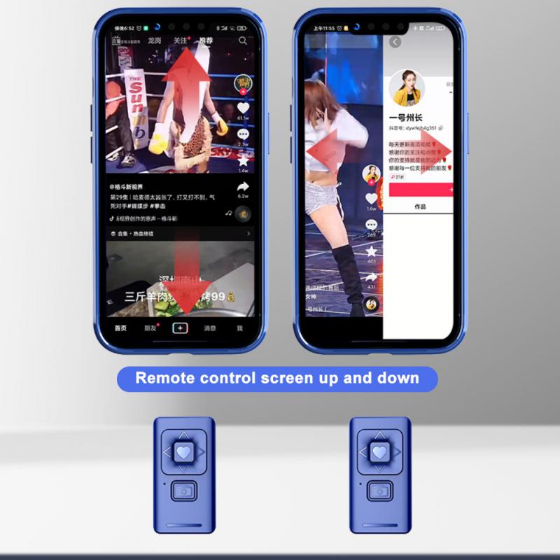 Telefono cellulare pulsante telecomando autoscatto compatibile Bluetooth controllo Wireless autoscatto interfaccia di tipo c ricarica USB