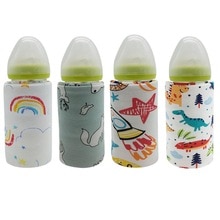 Juego de aislamiento térmico para biberones, portátil, USB, para exteriores, calentador de temperatura constante, leche para bebé, suministros de cuidado infantil