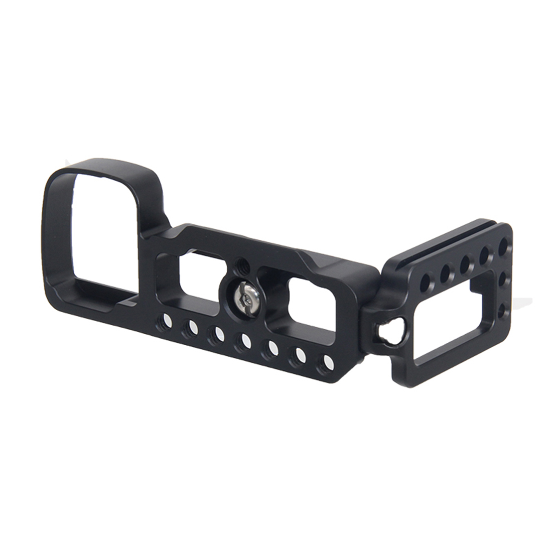 Aluminum alloy Vertical Shoot Hand Grip Quick Release Plate with Cold Shoe For Sony A6400 L Plate Camera Bracket Holder