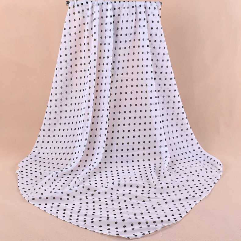 vrouwen Zijden Sjaal Vierkante Dames Sjaals en Wraps Zachte Dot Kantoor Kleine Haar Hals Hijaabs Foulard Halsdoek 70*70cm: WHITE