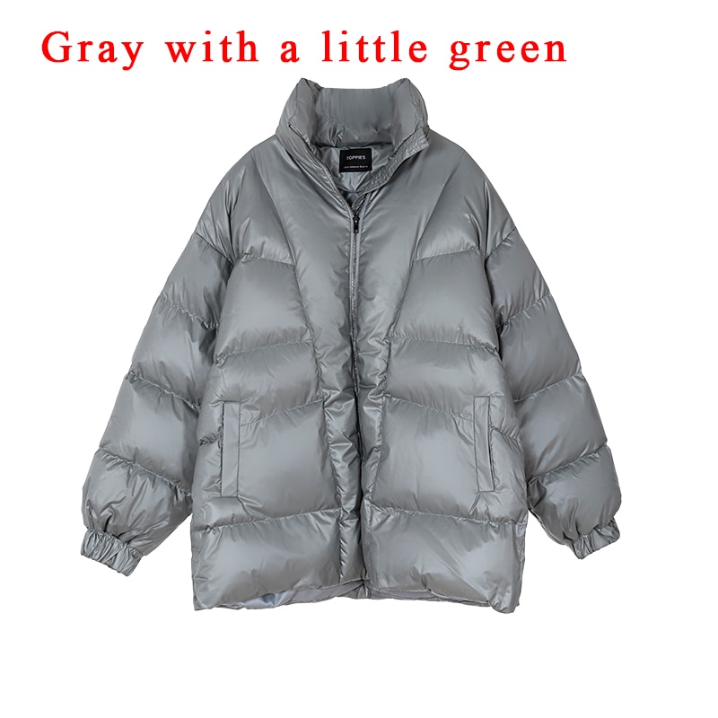 Toppies-abrigo de invierno de gran tamaño para mujer, chaqueta acolchada, ropa cálida más gruesa, prendas de vestir holgadas