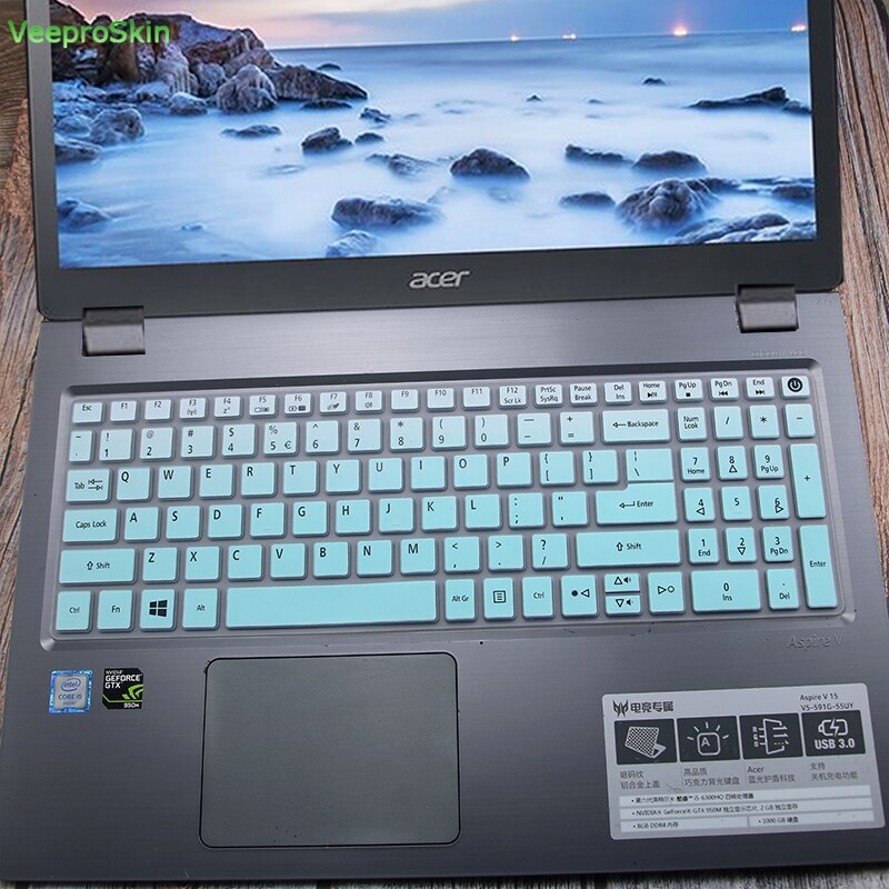 15 cal klawiatura obudowa ochronna skóry dla Acer Aspire 5830 5830T 5951G VN7-791G V3-572G/571G/551G/771G/731G 5951G 5950G V3-571